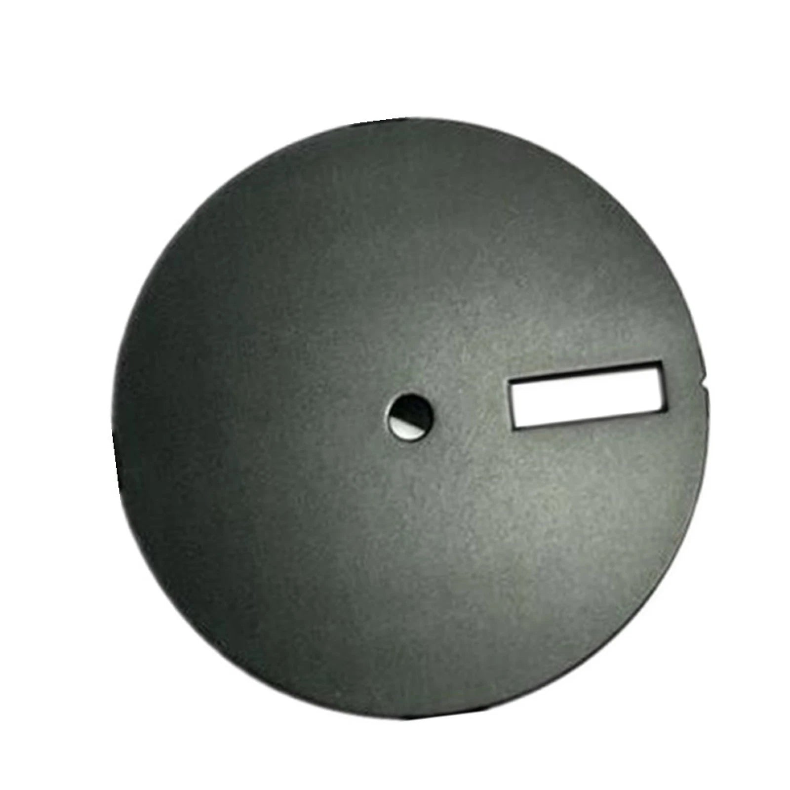 Dual Calendar @ 3.8 Crown Position Watch Dial Black Face For Nh36