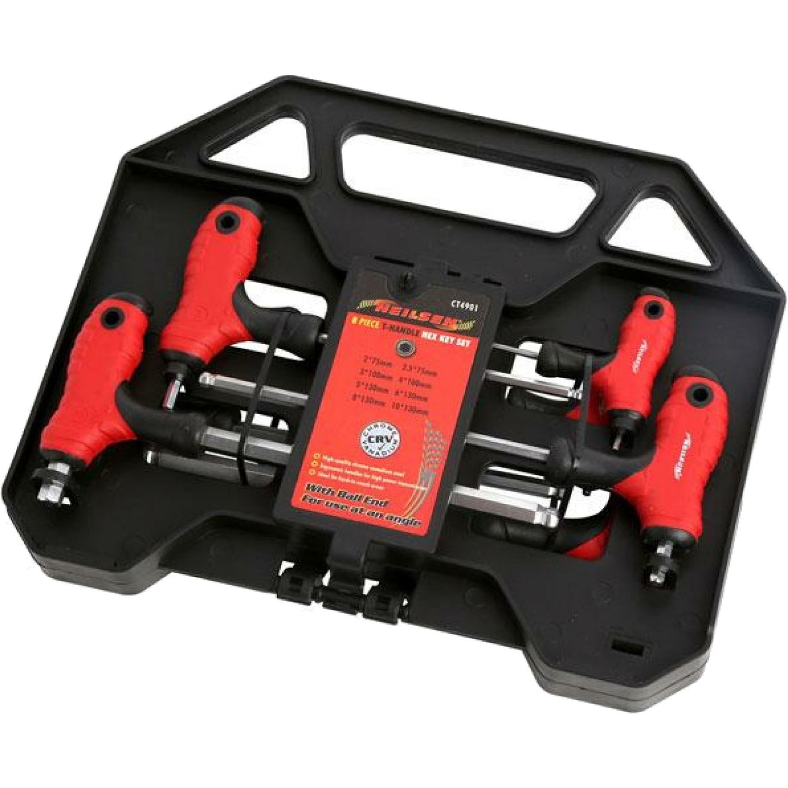 Neilsen 8pc Long Ball Point Hex Key Set