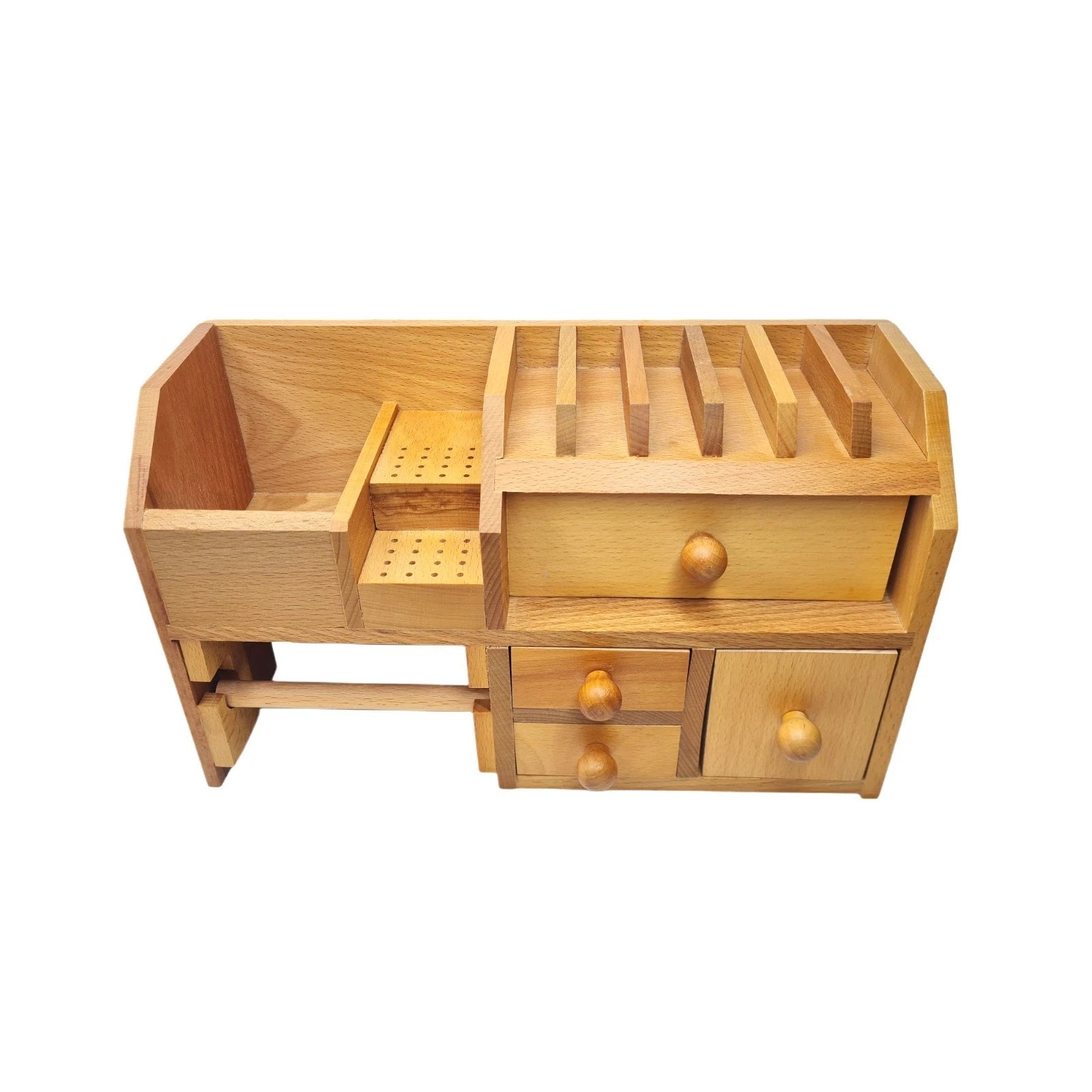 Jewelers Bench Top Tool Organizer Storage - Jewelry Shelf Drawers