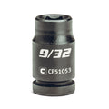 Capri Tools Shallow Impact Socket, 1/4 In. Drive, 6-point, Sae 3/16