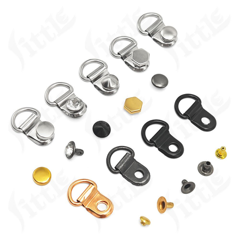 Metal Rivet Boot Lace Hooks