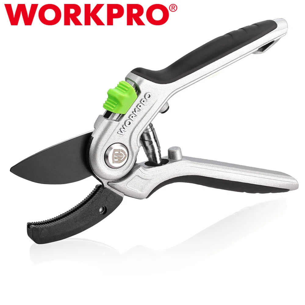 Workpro Garden Anvil Pruning Shears 8" Heavy Duty Garden Pruning