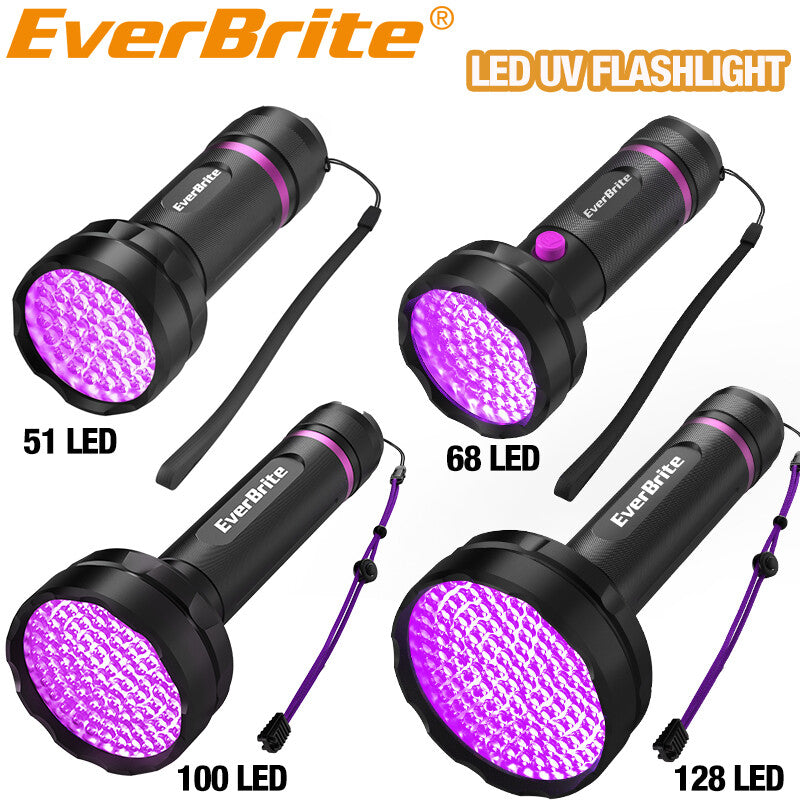 EverBrite Blacklight Flashlight LED UV Flashlight 395nm Ultraviolet