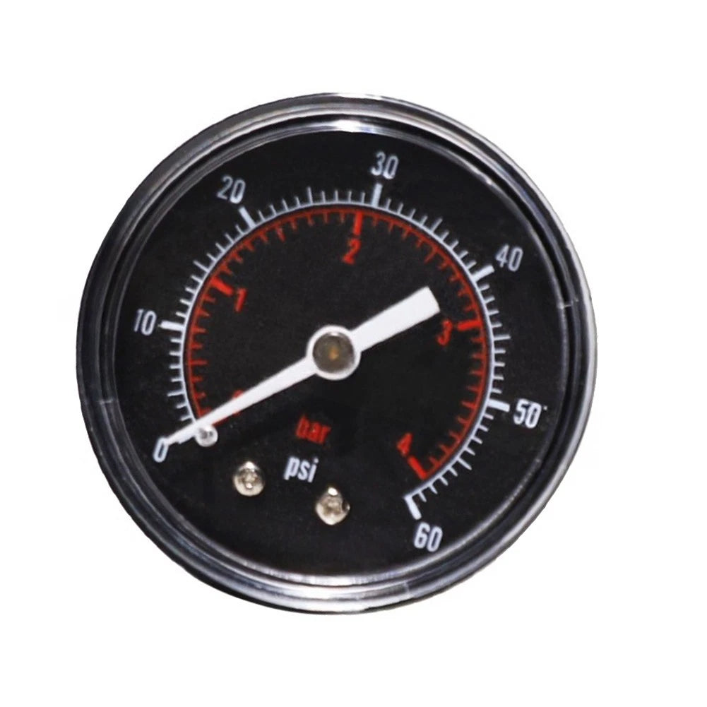 For Pool Filter Pressure Monitor 0-60PSI 4 Bar 1/4 Inch Npt Back Mount