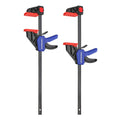 WORKPRO 2PC 12" Light Duty Bar Clamps Quick-Release Wood Clamps/Spreade<wbr/>r F Clamp