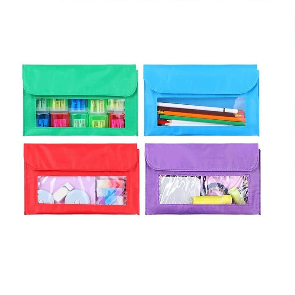Four Magnetic Storage Pockets With Strong Magnet For Home School And