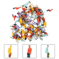 100X Figures Seated Travelers -/For Wagons - Mixed Lot-Set - 1:87Opens in a new 