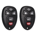 2pack 5-button Keyless Entry Remote For Chevrolet For Gmc For