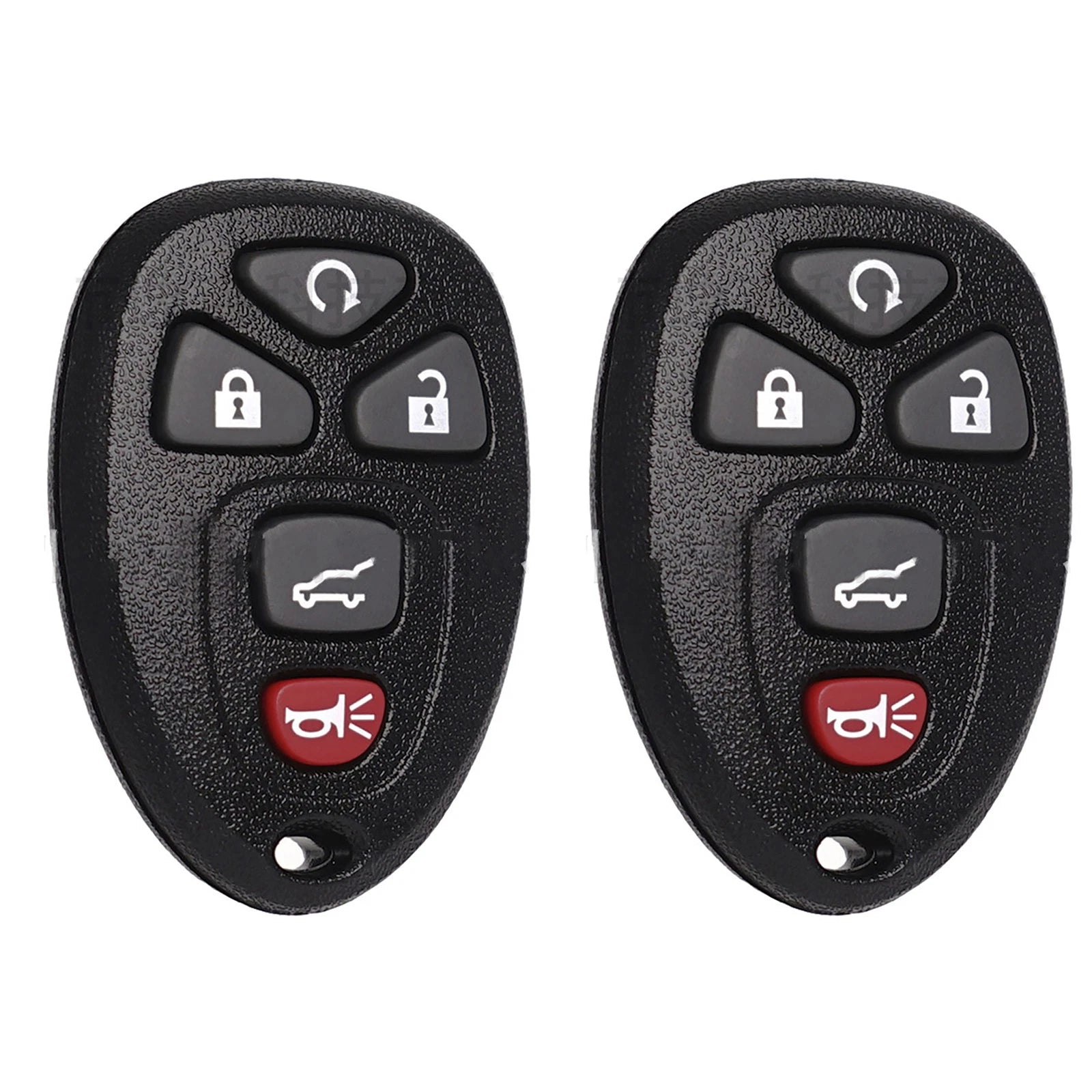 2pack 5-button Keyless Entry Remote For Chevrolet For Gmc For
