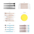 Set Polymer Clay Dotting Tools Ceramics Pottery Sculpting Carving