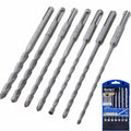 BlueSpot 7pc SDS Plus Masonry Hammer Drill Bits Set by BlueSpot