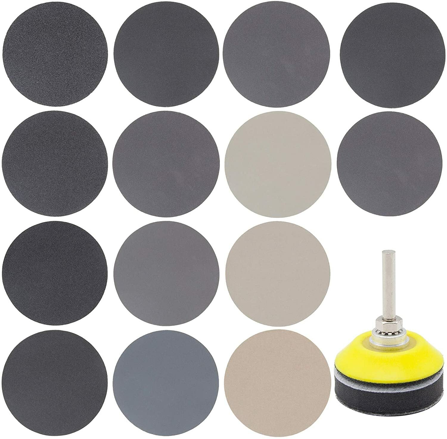 6 inch 80 - 320 Grit Sanding Discs 17 Hole by Unbranded