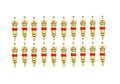 20pcs Stem Cores Car Bike Tyre Valve Repair Tool