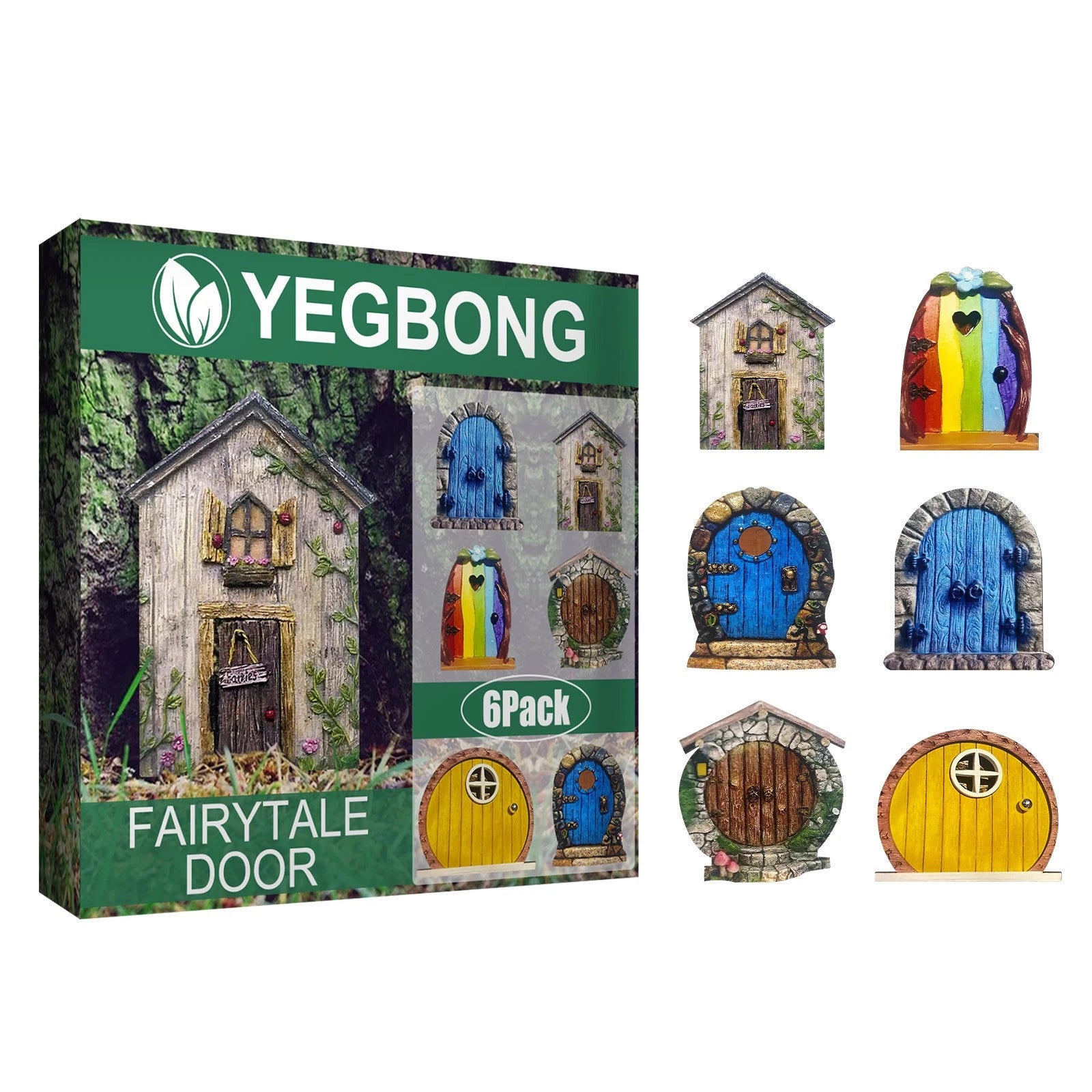 Wood Fairy Door For Home Garden Tree Outdoor/indoor Miniature