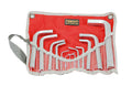 Cr- V 14pc Jumbo Hex Allen Key Wrench:1.5+19mm+9pc 1/16" - 3/8" SAE