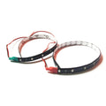 2* 2inch Flexible Red&green Light Led Strip 3528 Smd Car Under Dash