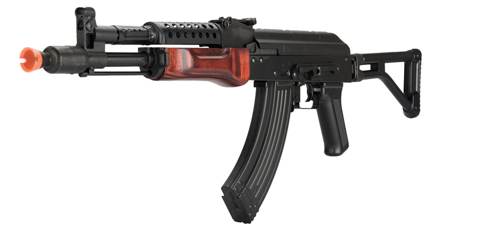 Lct G04 Aeg Soviet Ak Airsoft Rifle Bb Gun Full Metal W/ Real Wood