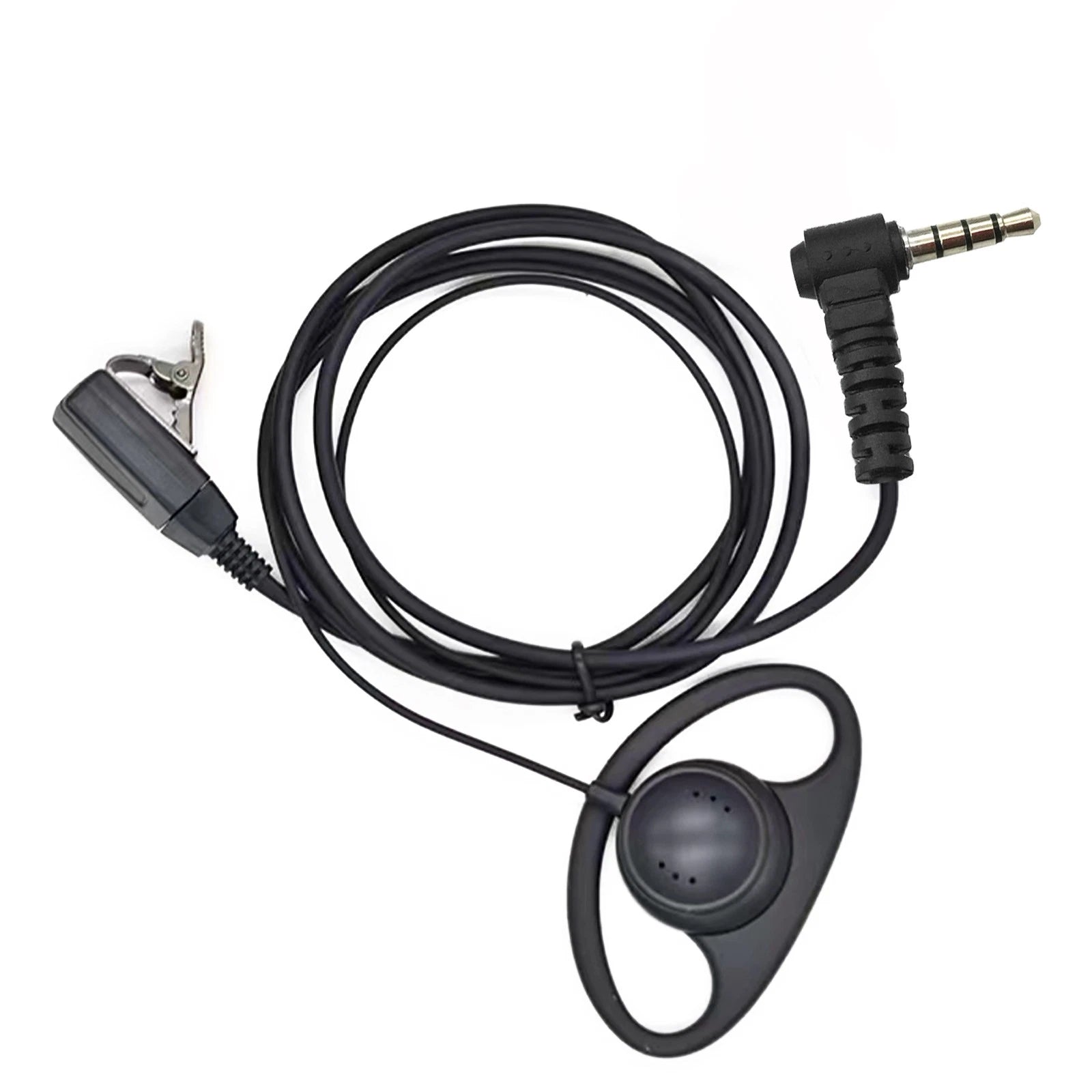 D-shape Earpiece Headset Ptt Mic Hidden For Yaesu Vertex Vx-1r 5r