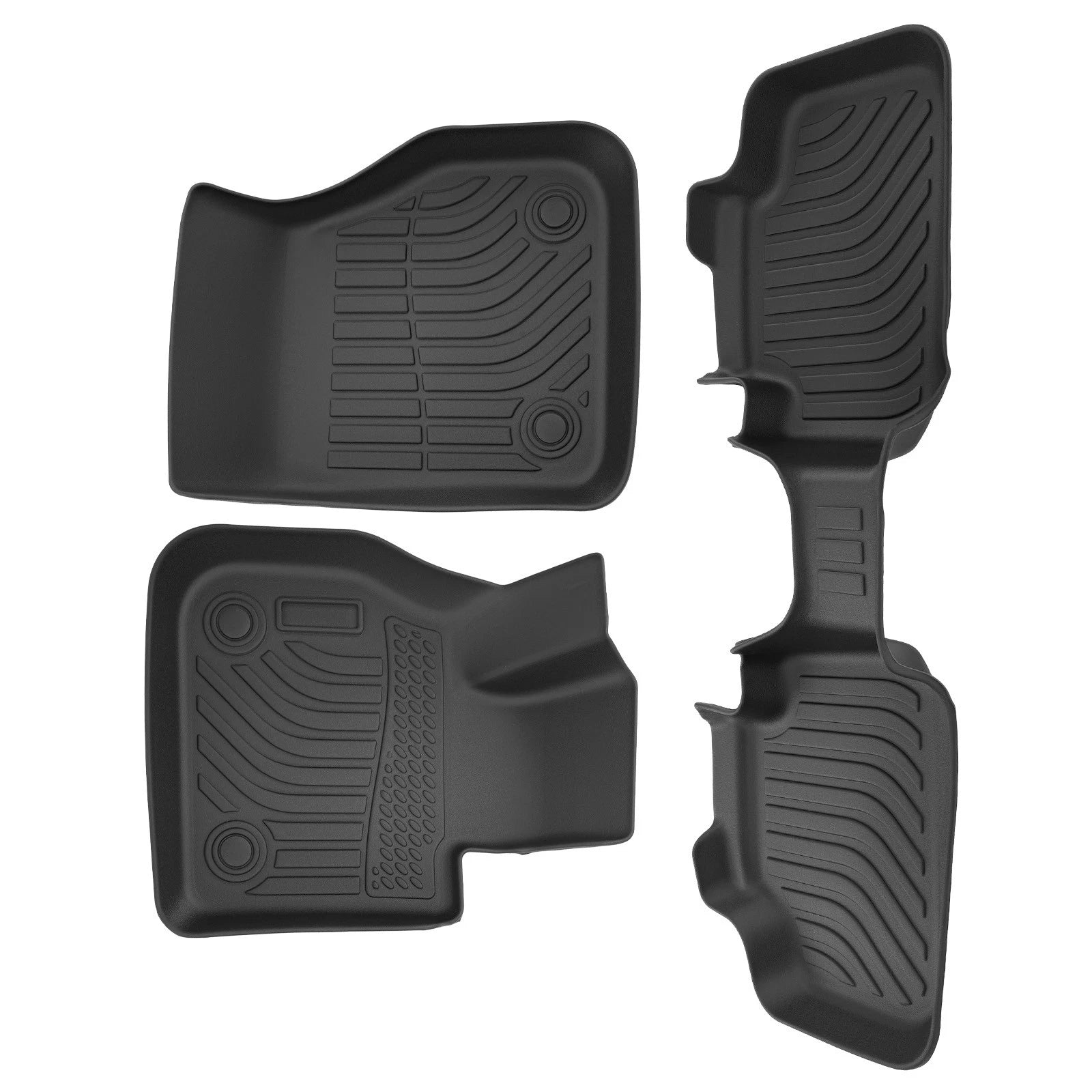 All-Weather Mats for Mini Cooper Countryman 2017-2024 TPE Black Waterproof