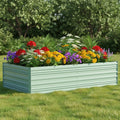 New 7.5x4x2ft Outdoor Galvanized Raised Garden Beds For Vegetables