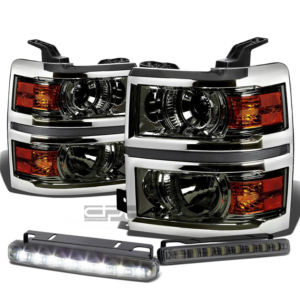 Smoked Projector Headlight+ambe<wbr/>r Corner+LED | Built Supply Co