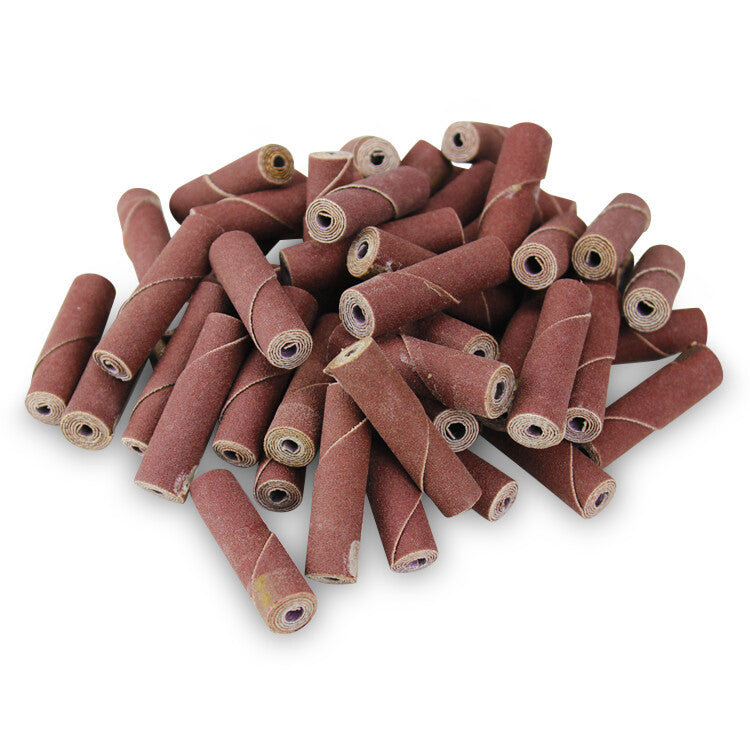 1/4" x 1-1/2" Aluminum Oxide Abrasive Cartridge Roll - 100 Pack by Unbranded