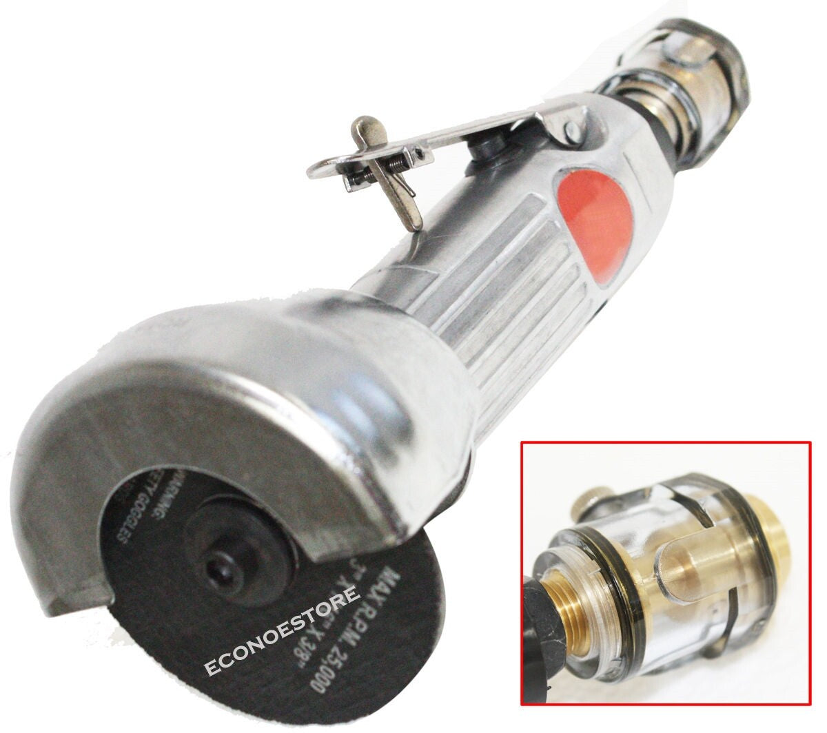 Combo 3" Air Cut Off Metal Tool with Mini Air Line Oiler