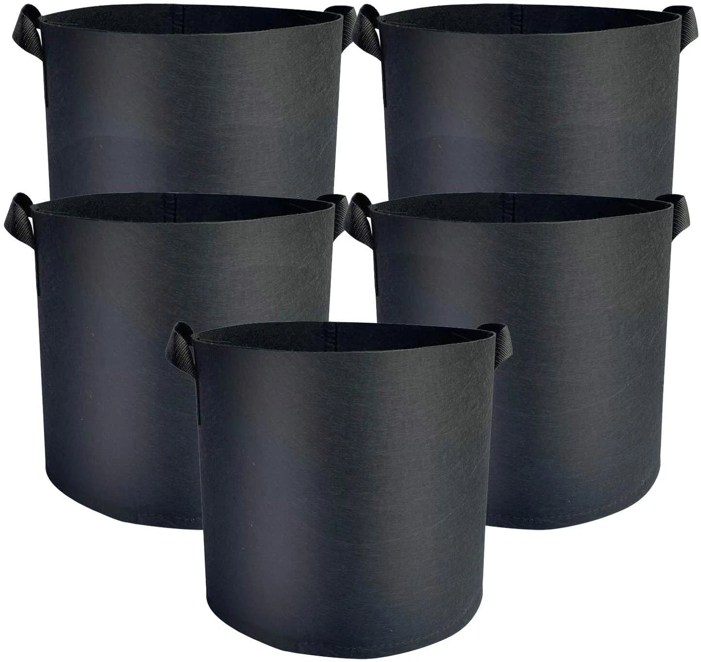 15 Gallon Fabric Growing Pot Bag Hydroponic Grow Bags Aeration