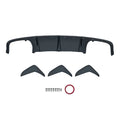 Rear Bumper Lip Diffuser Spoiler Carbon Fiber for Mercedes-Benz C63 AMG 01-11 US
