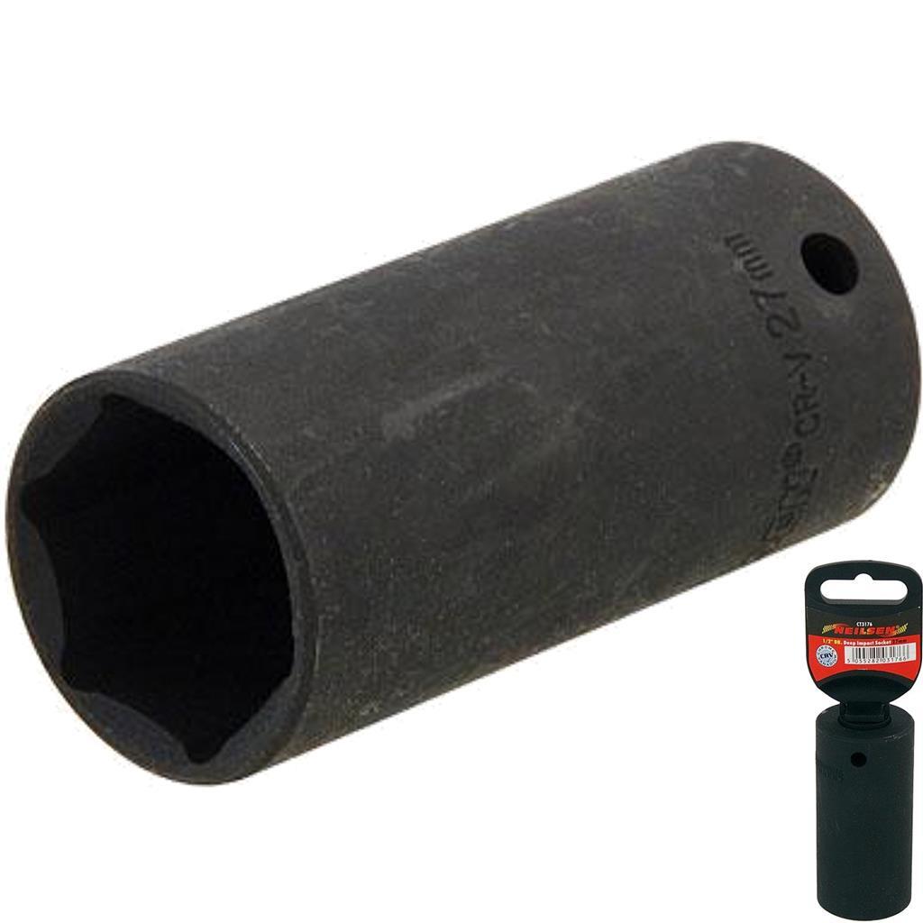 Neilsen 1/2" Drive Deep Square Impact Socket 27mm