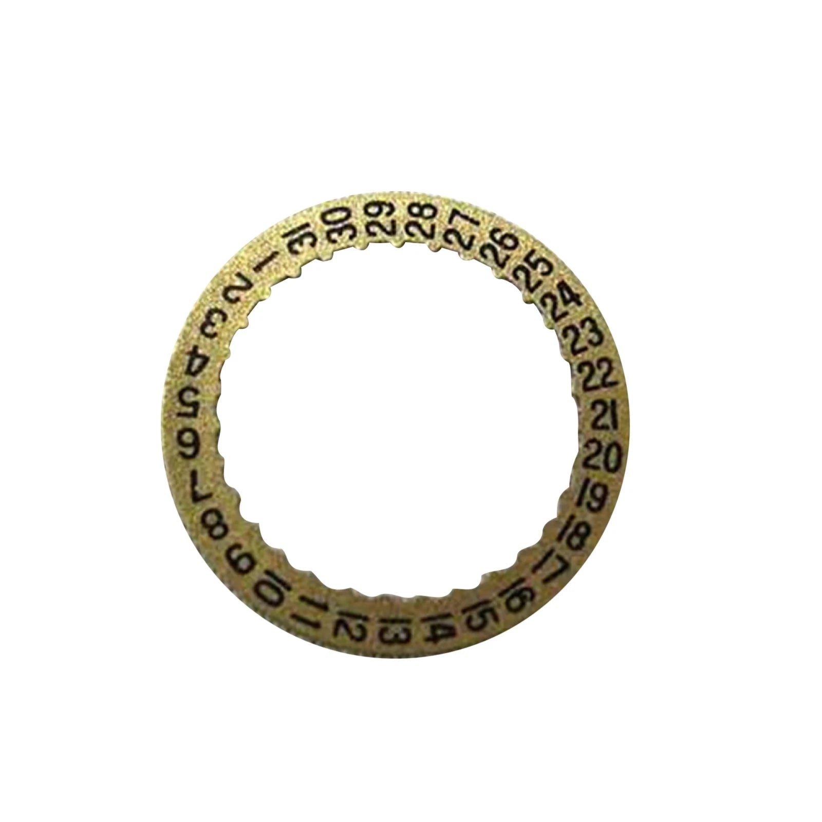 Watch Gold Calendar Date Disc Wheel Date At 3 For Genuine Eta 2671