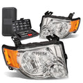 For 2008-2012 Ford Escape Pair Chrome/amber Side | Built Supply Co