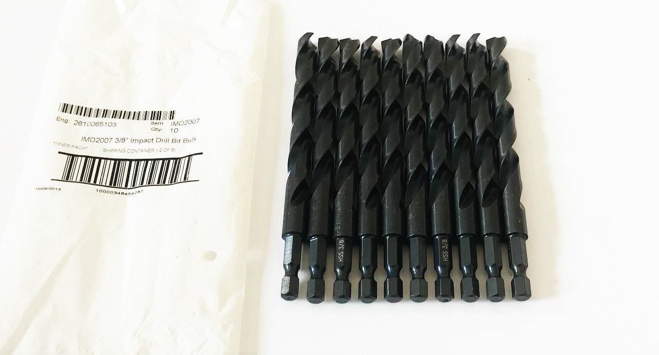 10 Bosch Impact Ready Drill Bits