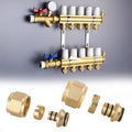 Copper Water Splitter For Geothermal Heating Systems With 16 20mm