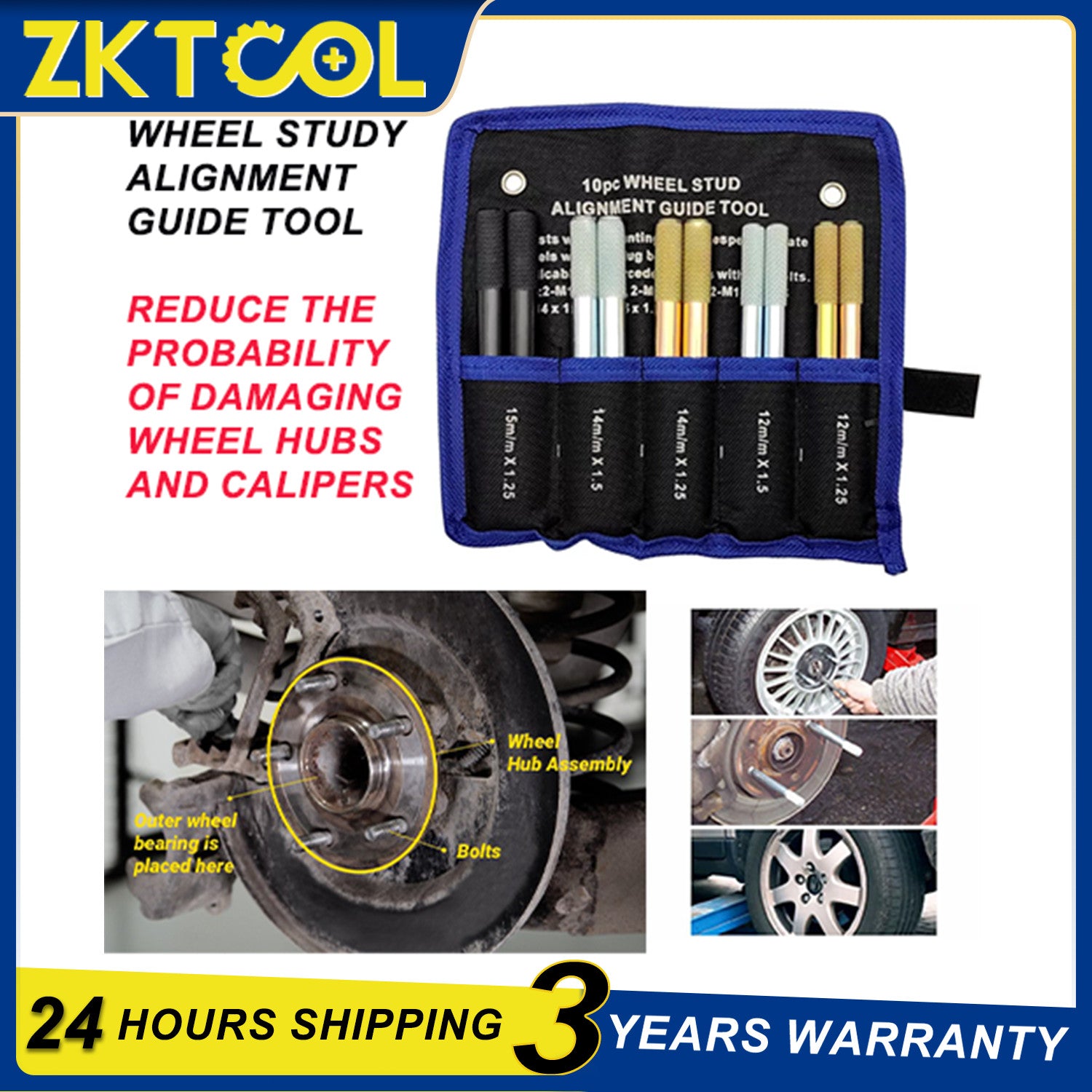 0-60mm Brake Disc Tire Depth Gauge Measuring Caliper by Unbranded