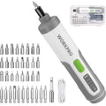 WORKPRO 4V Electric Cordless Screwdriver Set Rechargeable w/35 Bit Extension Rod