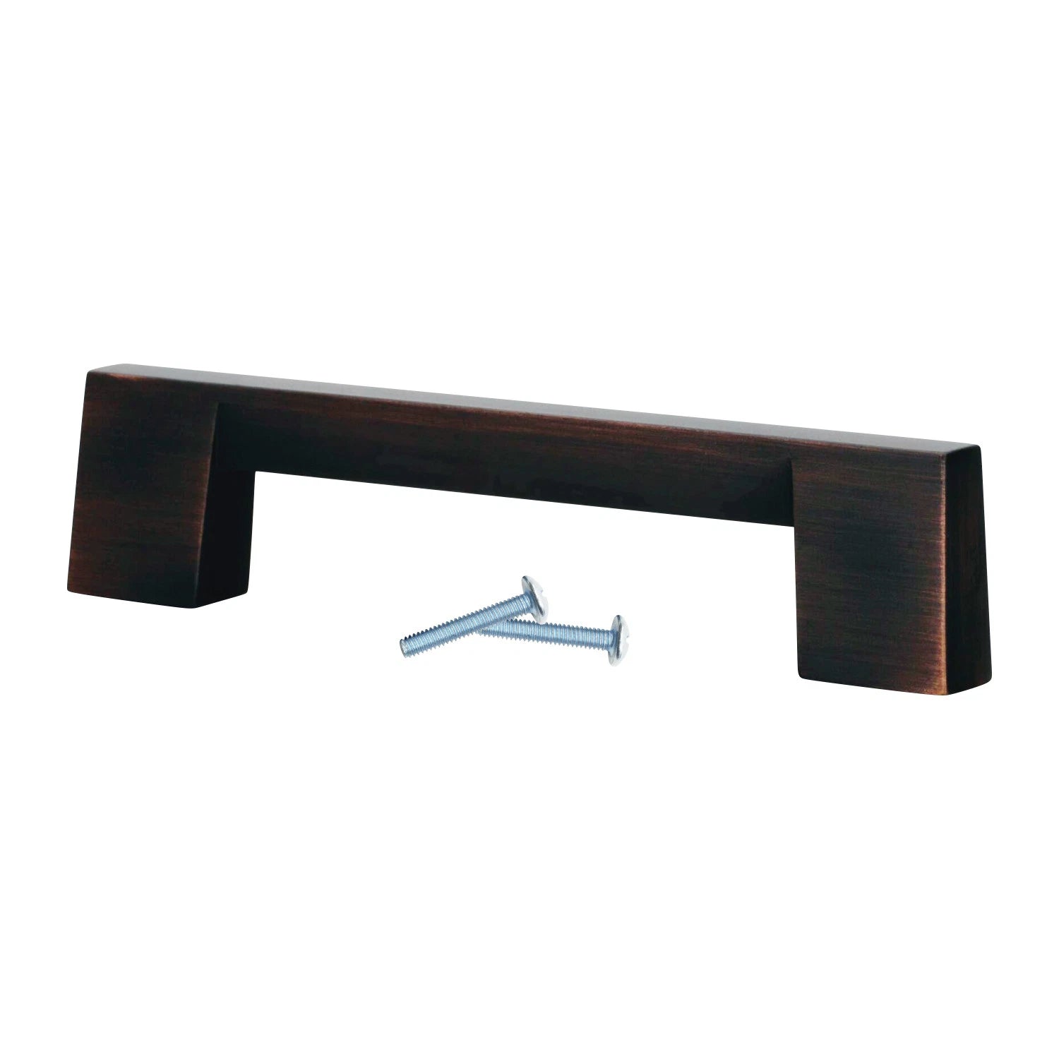 Modern Square 5-1/32" Brushed Oil-rubbed Bronze Cabinet Pull Handle
