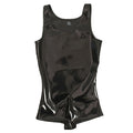 Pu Leather Body Suit For Men Black Latex-style Tight Clubwear Tank
