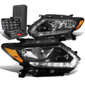For 2014-2016 Rogue Led Drl Pair Black/amber Side | Built Supply Co