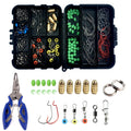 High Strength Fishing Accessories Tackle Box Swivels Snaps Hooks Rings
