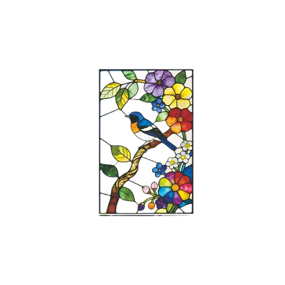 Decorative Flower Bird Window Sticker For Glass Balcony For Outdoor