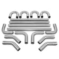 3"OD Stainless DIY Custom Exhaust Tubing Mandrel Bend Straight U-Band