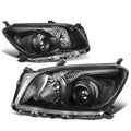 Fit 2009-2012 Toyota Rav4 Black Housing Clear Side | Built Supply Co