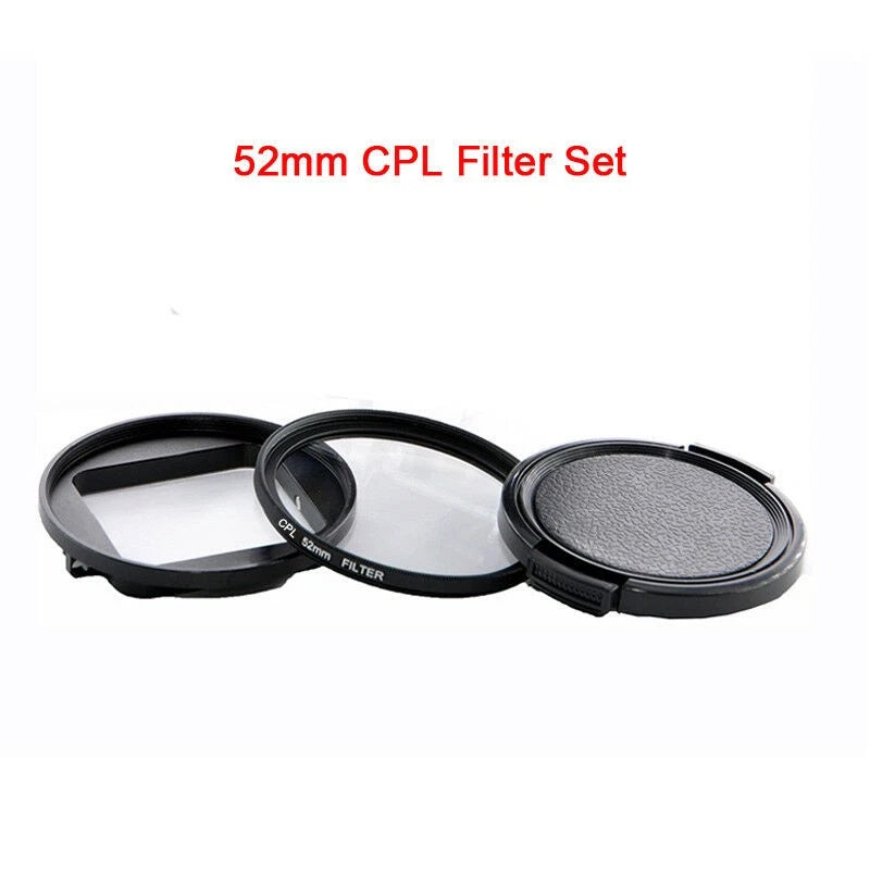 52mm Cpl Uv Lens Filter Kit For Xiaoyi Yi Lite 4k Action Camera G