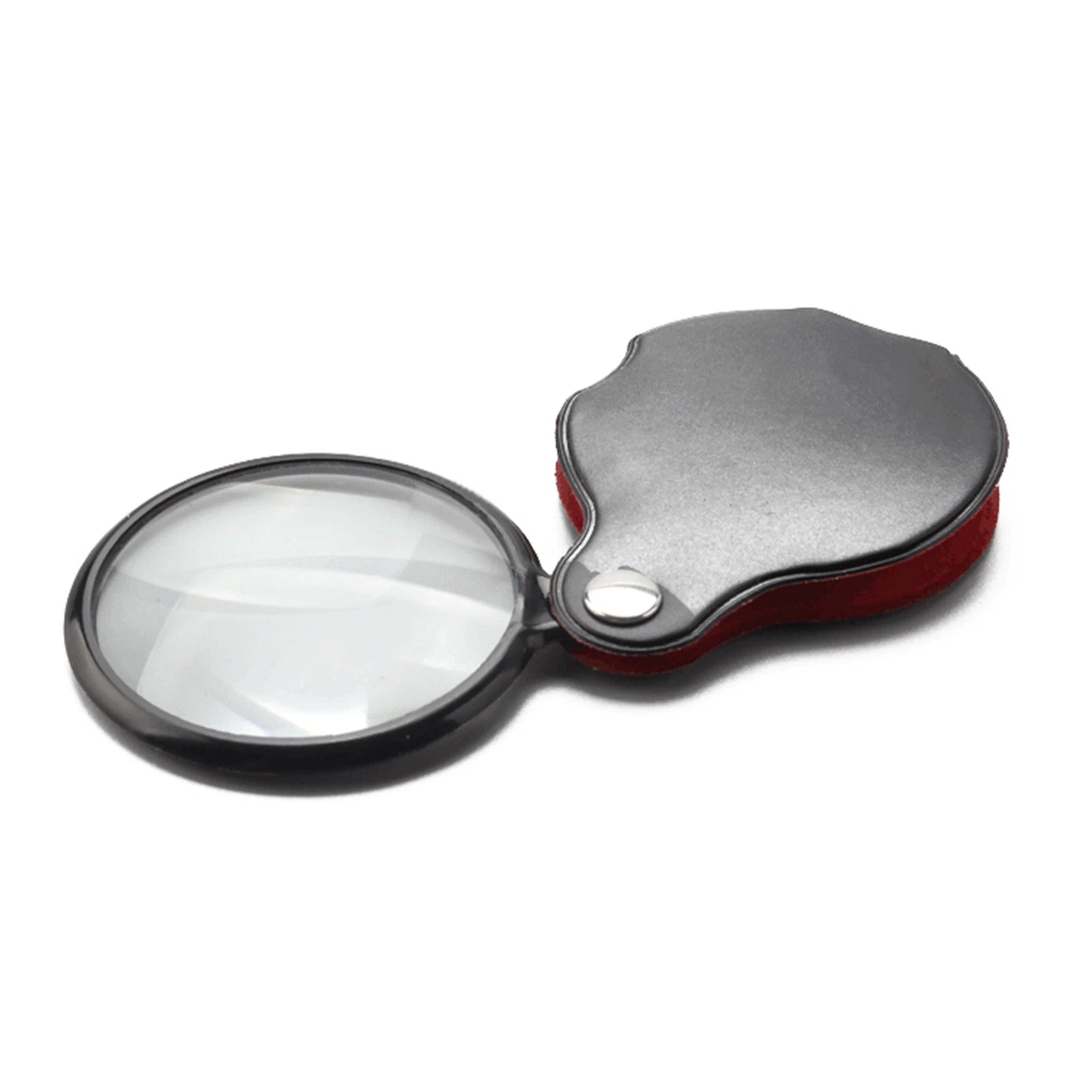Protable Plastic 10x Pocket Folding Magnifier Loupe Optical