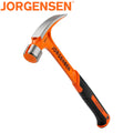Jorgensen Framing Hammer 20oz Straight Rip Claw Hammer With Shock Reduction Grip