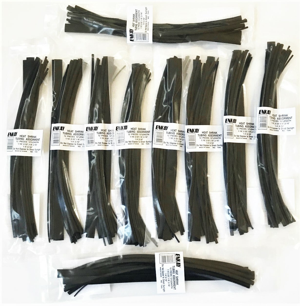 Enkay Heatshrink Tubing Assortment - 120ft by Enkay