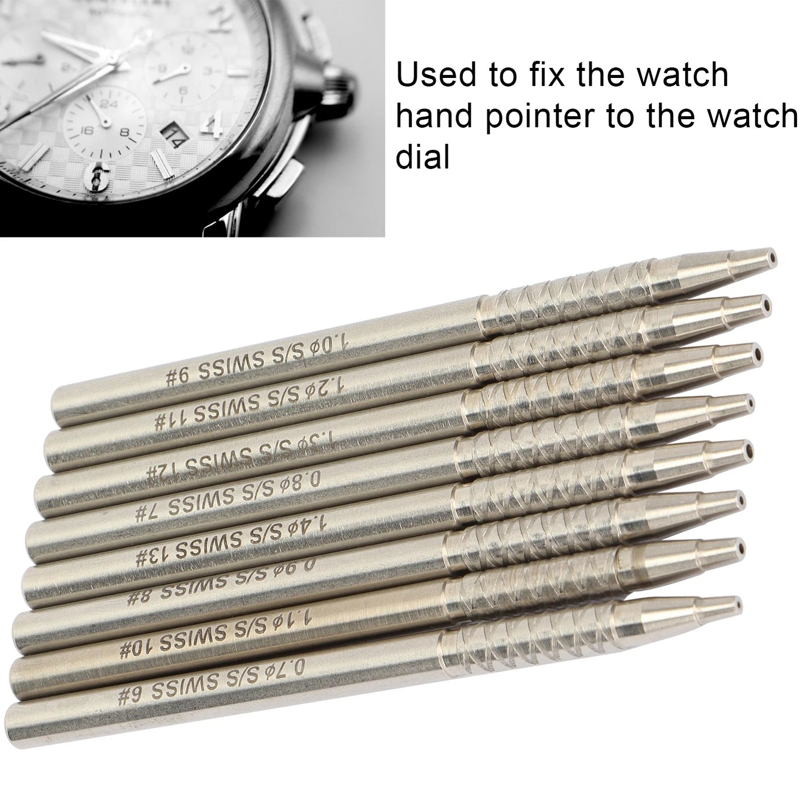 0.7-1.4mm Watchmakers Watch Hands Presser Pusher Tool Repair Hand