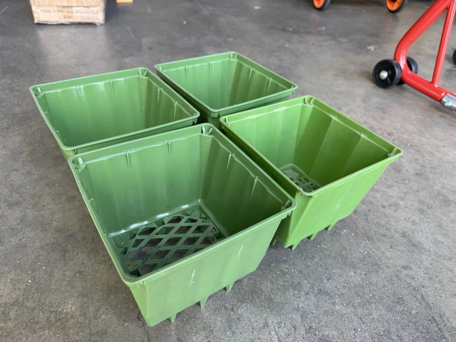 10 Pack Hydroponic 6'' Grow Pot For Block Cube Drainage Healthy Growth