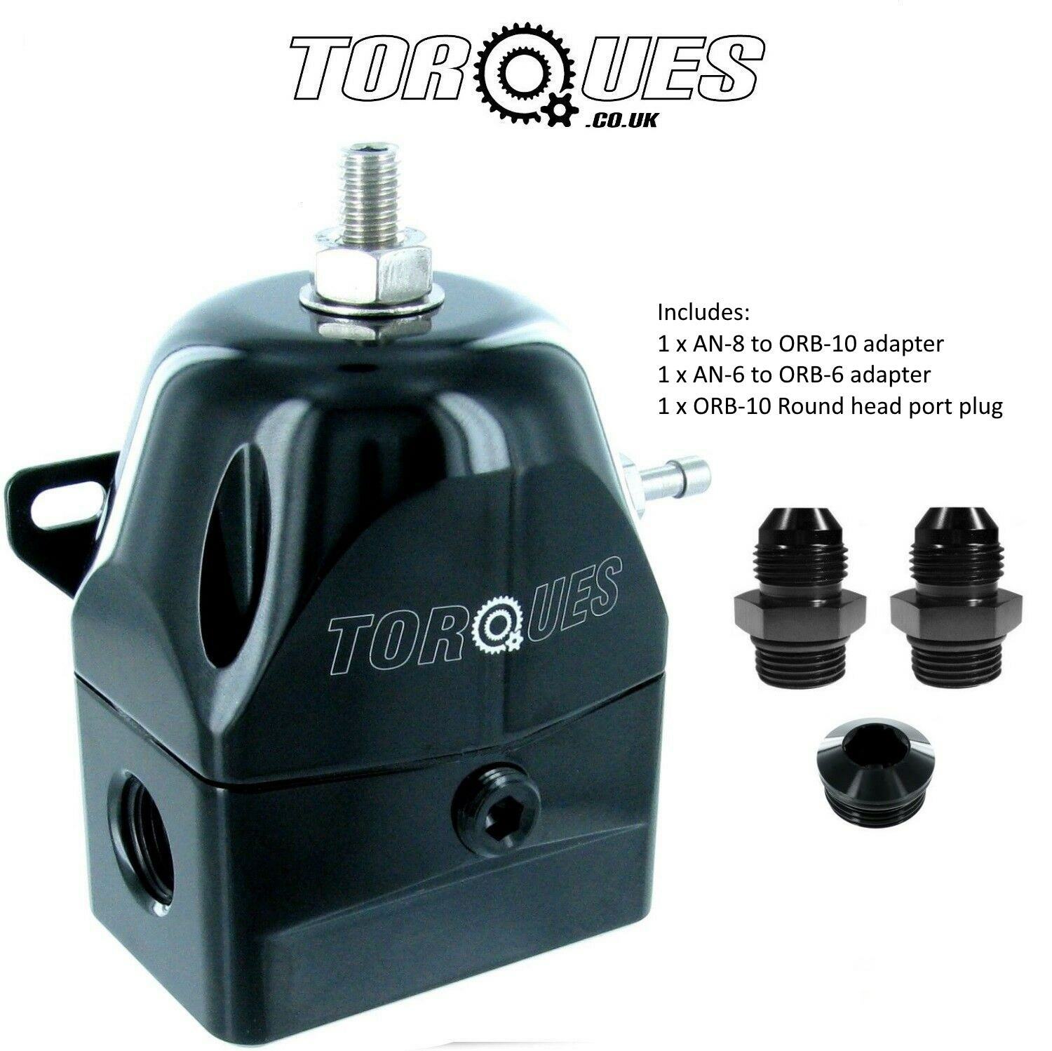 Torques AN-8 8AN (ORB-10) EFI Adjustable Fuel Pressure Regulator 30-70